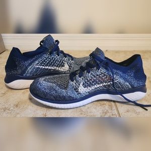 Nike Free Run Fly Knits, Navy Blue, Size 9